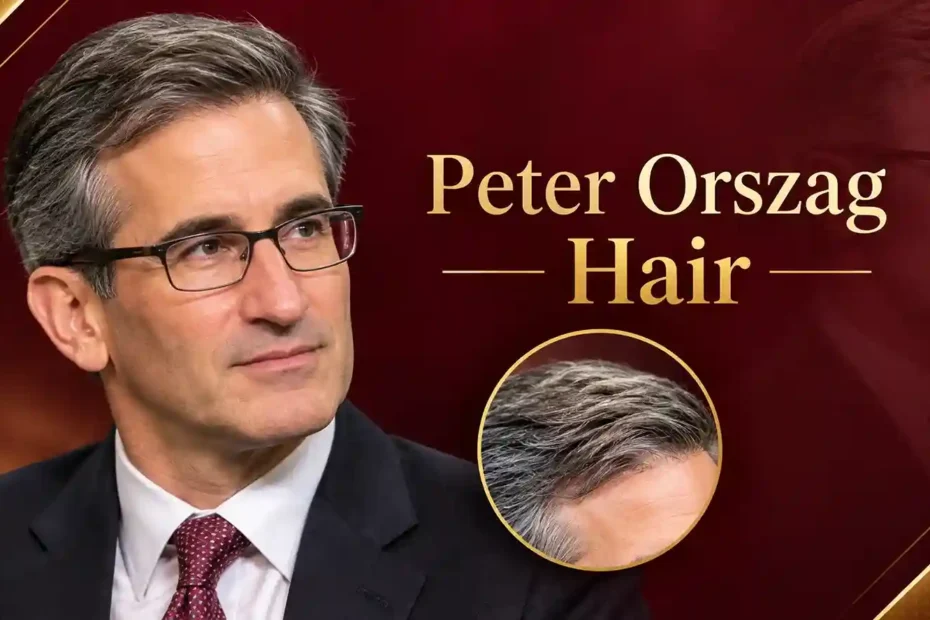 Peter Orszag hair and hairstyle