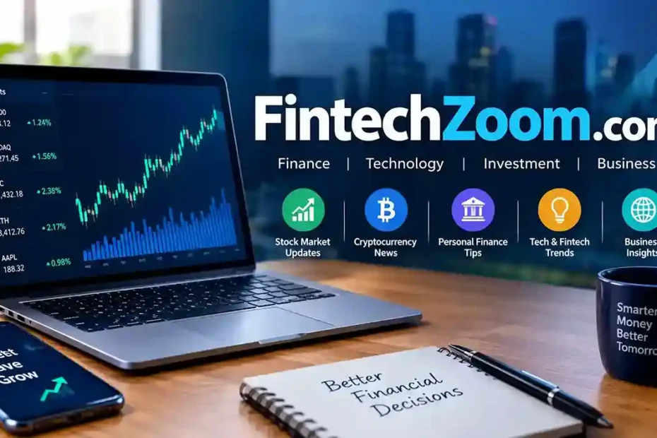 FintechZoom.com financial news, stock market charts, cryptocurrency, and fintech analysis